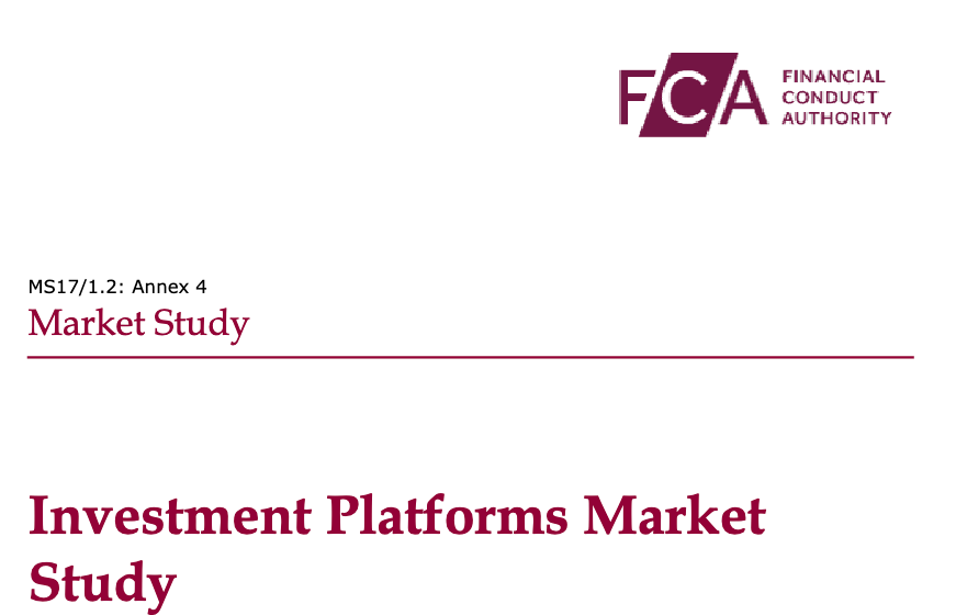 FCA’s Investment Platforms Market Study